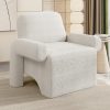Version 1.0.0 Modern Sherpa Accent Chair, Upholstered Single Sofa